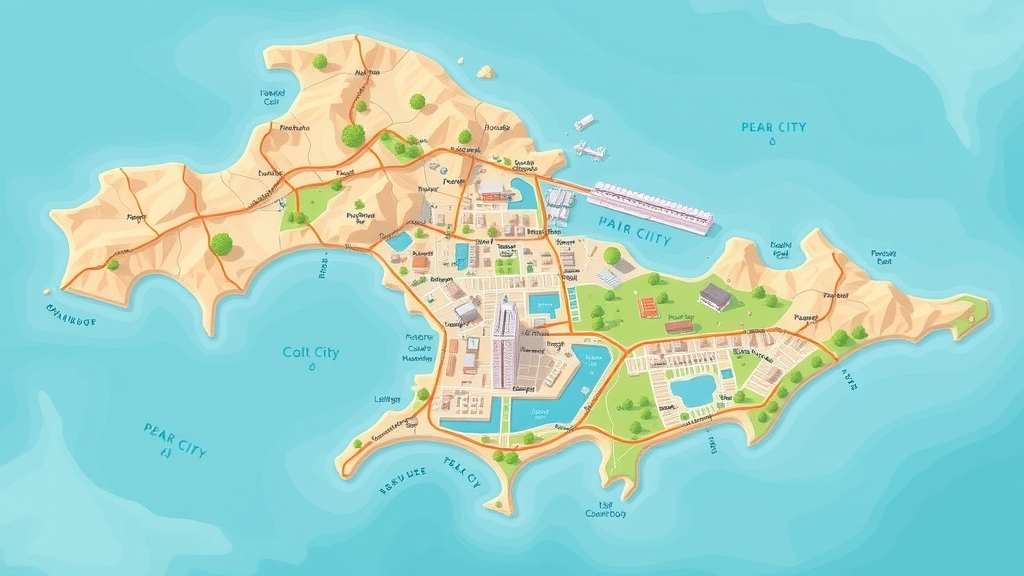 Pearl City and Pearl Harbor real estate boundaries map with highlighted neighborhoods